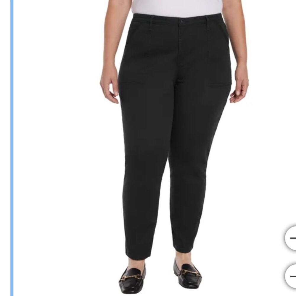 Banana Republic Women’s Black Pants new High Rise Twill New Size 14 - Picture 4 of 8